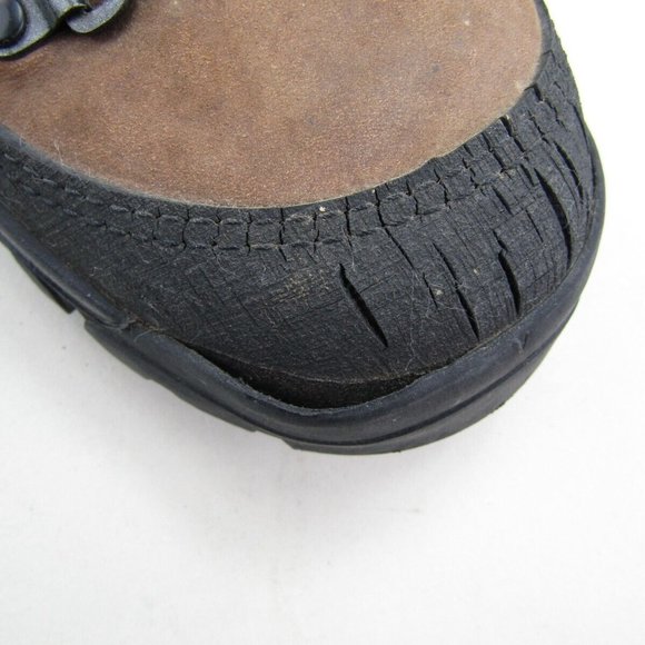 Danner Combat Hiker Boots Mens Size 6 W Brown Black Leather Lace Up Vibram Hike